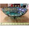 Image 1 : Blue Carnival Glass Bowl