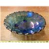 Image 2 : Blue Carnival Glass Bowl