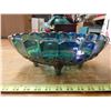Image 3 : Blue Carnival Glass Bowl