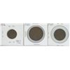 Image 1 : 3 Coins Great Brittain - 1916 Farthing, 1920 Half-Penny, 1920 Penny