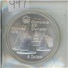 Image 1 : Canda 'Montreal 1976' Olympic Silver $5 Coin -