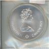 Image 2 : Canda 'Montreal 1976' Olympic Silver $5 Coin -
