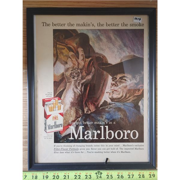 Vintage Advertising Hires Framed