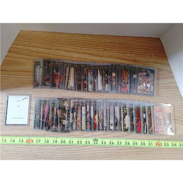 Hustler 1992 Trading Cards 51-100 in Protective Cases *EXPLICIT*