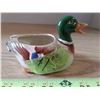Image 2 : Vintage Ceramic Mallard Duck Planter Made in Taiwan