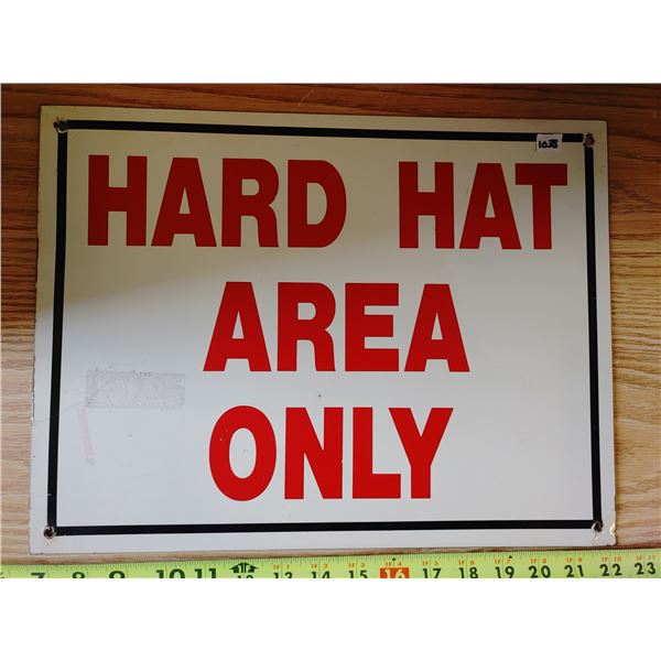 Hard Hat Area Only 16 X 12