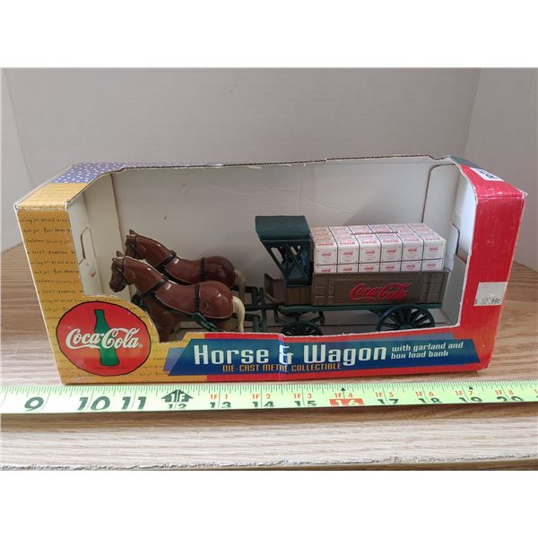 Coca Cola Horse + Wagon Diecast