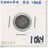 Image 1 : 1905 Canada 5 Cent Silver Coin