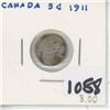 Image 1 : 1911 Canada 5 Cent Silver Coin