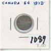 Image 1 : 1912 Canada 5 Cent Silver Coin
