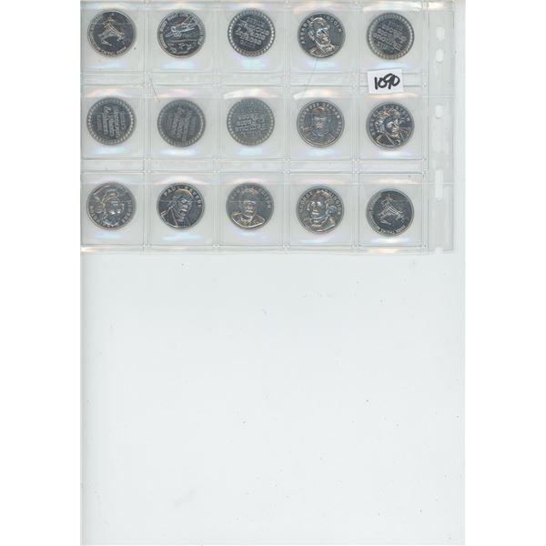 Rare 1960s Shell Franklin Mint USA Fact And Faces