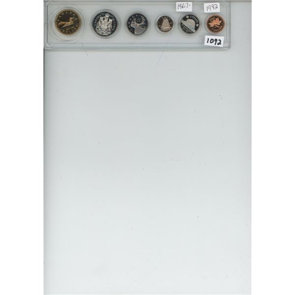1867-1992 Mint Coin Set