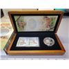 Image 2 : 2005 $5 White-Tailed Deer & Fawn Limited Edition Stamp & Coin Set. Includes .9999 Pure Silver Proof 