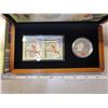 Image 3 : 2005 $5 White-Tailed Deer & Fawn Limited Edition Stamp & Coin Set. Includes .9999 Pure Silver Proof 