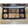 Image 3 : 1953 – 2003 Queen Elizabeth II Coronation Coin & Stamp Set. Includes 4 different Canadian coins and 