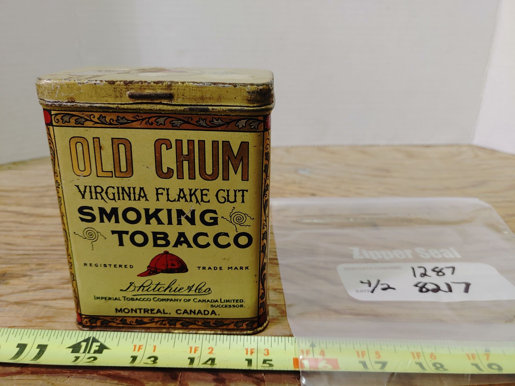 Old Chum Tobacco Tin