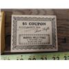 Image 4 : Lot of Vintage Coupons From Blaine Lake's Marshall Well's Store