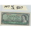 Image 3 : 5 Canadian1954  $1 Bills