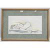 Image 2 : Mixed Media on Paper Signed C. Desjean COA