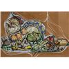 Image 1 : Collage Mixed Media Signed J. Sobel