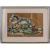 Image 2 : Collage Mixed Media Signed J. Sobel