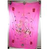 Image 6 : Chinese Silk Pink Embroidery Phoenix and Dragon