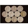 Image 2 : 10-1940'S ASSORTED SILVER MERCURY DIMES