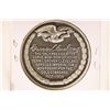 Image 2 : GROVER CLEVELAND HIGH RELIEF SILVER ROUND UNC