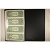 Image 2 : UNCUT SHEET OF 2009-$1 FRN BILLS CRISP UNC IN