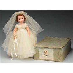 Hard Plastic Alexander Elise Bride Doll.