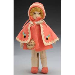 All Felt La Nicette Child Doll.