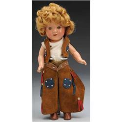 Composition Shirley Temple Cowgirl.