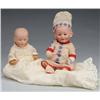 Image 1 : Lot of 2: Bisque Head Babies.