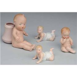 Lot of 4: Gebr. Heubach Figurines.