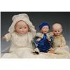 Image 1 : Lot of 3: Bisque Head Character Babies.