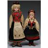Image 1 : Lot of 2: Bisque Shoulder Head Dolls.