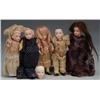 Image 1 : Lot of 5: Bisque Head Dolls.