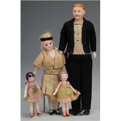 Lot of 4: Doll House Dolls.