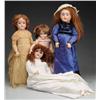 Image 1 : Lot of 4: German & French Bisque Dolls.