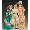 Image 1 : Lot of 3: German Bisque Dolls.