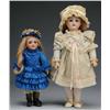 Image 1 : Lot of 2 French Bisque Dolls.