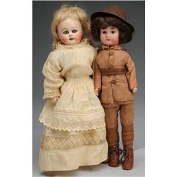 Lot of 2: German Dolls.