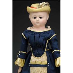 Wax Over Papier-Mache Lady.