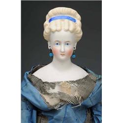 Parian Lady with Blue Hair Band.