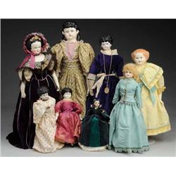 Lot of 8: Miscellaneous Dolls.
