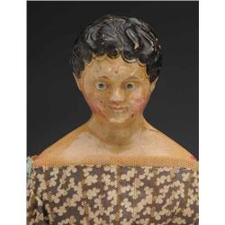 Early Papier-Maché Lady.