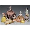 Image 1 : Lot of 8: China Half Dolls and Dresser Boxes.