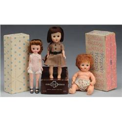 Lot of 3: Dolls in Original Boxes.