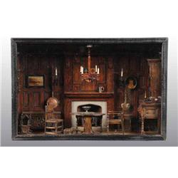Miniature Room Box Scene.