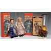 Image 2 : Lot of 3: Marionettes with Theatre Background.
